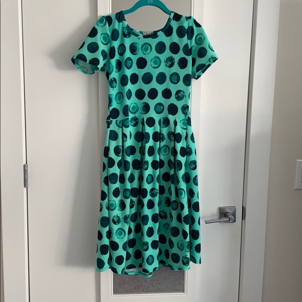 NWOT Lularoe Polka Dot Amelia Dress
